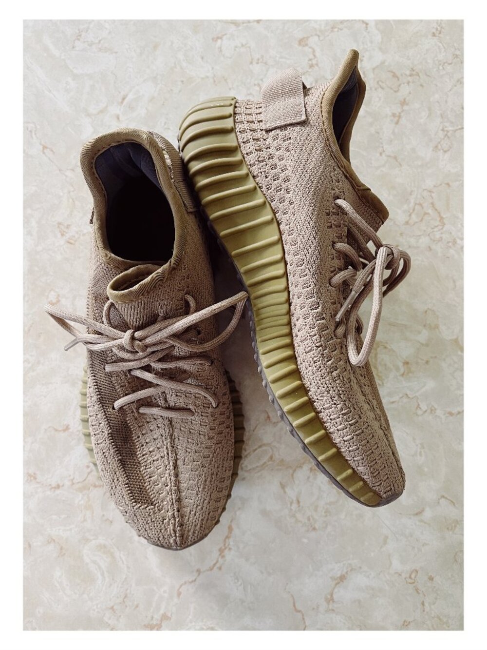 Adidas Sz M7.5 W9 Yeezy Boost 350 V2 Earth Sneakers
